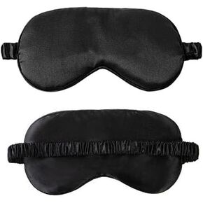 Black Eye Mask for Sleeping,Soft and Comfortable Fabric, Eye Shade Cover for Night,Travel Nap