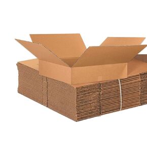 BOX USA Shipping Boxes Large 26'L x 26'W x 8'H, 10-Pack | Corrugated Cardboard Box for Packing, Moving and Storage 26x26x8 26268