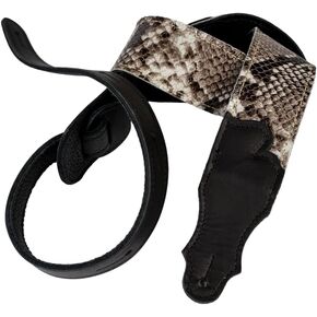 2'' Snakeskin Ball Glove Leather Guitar Strap