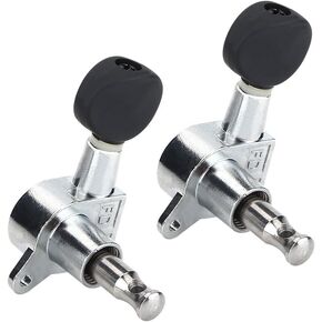 Alomejor Machine Heads Tuning Pegs 2R2L Tuning Pegs String Tuning with Screws for Ukulele DIY Parts