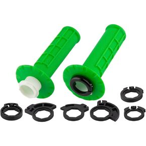 Motorcycle Hand Grips with Snap-on Cam 7/8" 22mm Soft Rubber Grip Handlebar Universal for Dirt Bike Motocross Scooter ATV Quad Handlebar Universal Parts