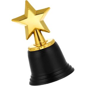 Pet Tag Barrel Star Trophy Prizes for Kids Trophy Award Plastic Trophies for Competitions Small Plastic Trophies Multifunction Gold Trophy Props Small Trophy Golden Trophy