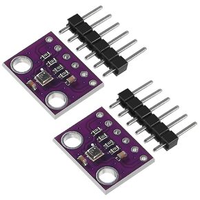 2PCS BME280 3.3V Temperature Humidity Sensor Atmospheric Barometric Pressure Sensor Module with IIC I2C Breakout Board