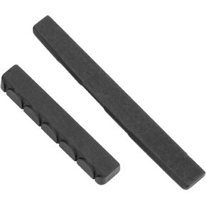 Guitar Nut and Saddle, 6 String Acoustic Guitar Ebony Bone Bridge Saddle and Nut Set 80mm & 50mm for Classical Guitar Parts, 1 Set 2 PCS