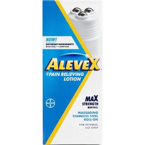 Aleve Pain Relieving Lotion with Rollerball 2.5 oz (Pack of 3)
