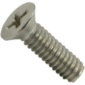 014973192709 Phillips Flat Mini Machine Screws, 0-80 x 1/2, Piece-25