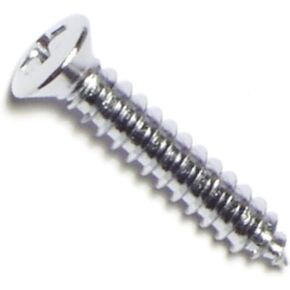 014973137274 Phillips Oval (Jackson) Head Sheet Metal Screws, 10 x 1, Piece-20