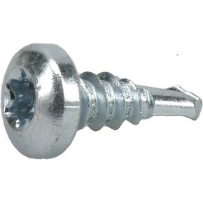 Power Pro Premium Self-Drilling Metal Screws, Zinc Plated Steel, Pan Head Metal to Metal Winged Point Screws, Silver, #8 x ½ inch, Box of 225 Screws