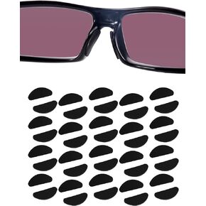 20 Pairs Nose Pads Soft Silicone Adhesive Anti-Slip Eyeglass Nose Pads Stick On for Glasses Eyeglasses Sunglasses