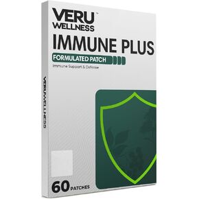 Immune Plus Patch - Daily Immune - Overall Health, Zinc, Elderberry and Echinacea (60 Day Supply)