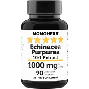 Echinacea Purpurea Extract 1000 mg - 90 Vegetarian Capsules