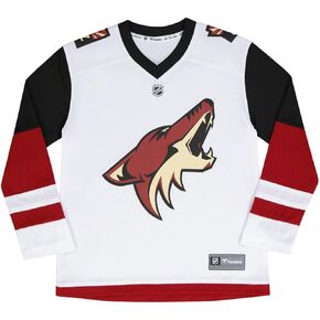 Fanatics Youth Arizona Coyotes Away Replica Jersey NHL Licensed Hockey Jersey Size L/XL Ages 12-18 Years