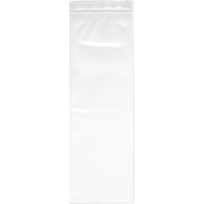 Plymor 4" x 12" (Pack of 100), 4 Mil Heavy Duty Zipper Reclosable Plastic Bags