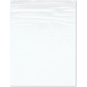 Plymor 13" x 16" (Pack of 100), 2 Mil Zipper Reclosable Plastic Bags