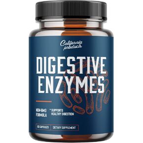 Digestive Enzyme Supplements for Gut Health - Pancreatin Digestive Enzymes for Digestion Upset Stomach Relief and Leaky Gut Repair - Pure Digestive Enzymes Digestion Supplement for Women and Men