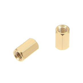 uxcell M4x10 Female-Female Hex Brass PCB Motherboard Spacer Standoff for FPV Drone Quadcopter, Computer & Circuit Board 15pcs