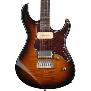 Yamaha Pacifica PAC611VFM CB Solid-Body Electric Guitar, Caramel Brown
