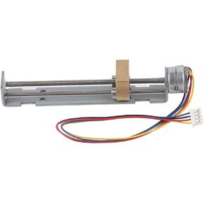 Stepper Motor Linear, Linear Slide Table Miniature Screw Slider Table 2Phase 4Wire 18° Step Angle Nut 15 Small Motor Fit for DIY Small Slider/Project/Measurement