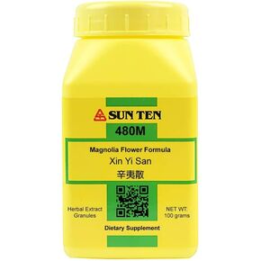 Sun Ten - Magnolia Flower Formula Granules/Xin Yi San (Bian Fang) / 辛夷散