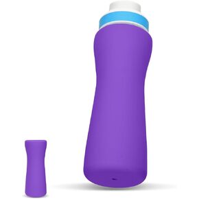 Sleeve for Cirkul Water Bottle 22OZ, Silicone Water Bottle Sleeve for Cirkul Plastic Water Bottle Insulated Protective Cover Water Bottle Holder Accessories Prevent Collision (Purple)