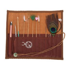 Ear Pick Earwax Removal Kit, Earwax Remover Massage Set 8 Feather Stick Relieve Fatigue, Earwax Cleaner Tool with Cleaning Brush and Storage Box Ear Cleaning Massage Set
