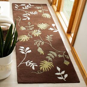 SAFAVIEH Soho Collection 2' x 3' Light Blue SOH313A Handmade Premium Wool & Viscose Accent Rug