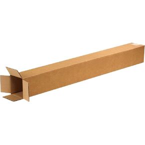 PARTNERS BRAND 5x5x36 Tall Corrugated Boxes, Tall, 5L x 5W x 36H, Pack of 25 | Shipping, Packaging, Moving, Storage Box for Home or Business, Strong Wholesale Bulk Boxes