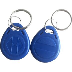 YARONGTECH 125khz RFID rewritable overwrite T5577 Key Fob (Pack of 100) (Black)