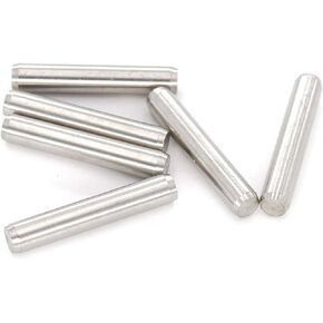 15pcs 8mm x 45mm 304 Stainless Steel Cylinder Slightly, Dowel Pin，Wood Bunk Bed Dowel ，Pins Shelf Pegs.