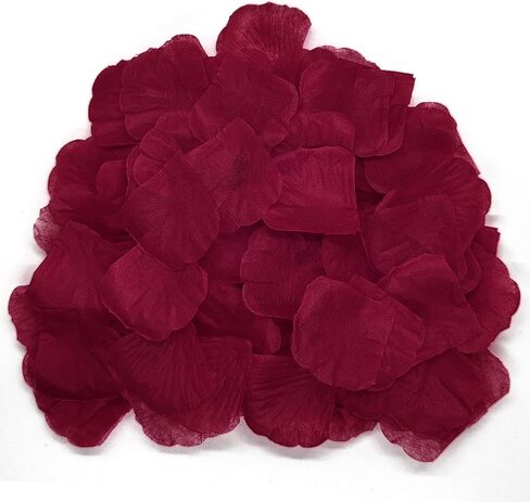 JHFGJGH 500 Pcs Exquisite Black Rose Petals, Emulation Silk Rose Petals, Artificial Flower Petals for Romantic Nights, Weddings, Events, and Valentine's Day Deco (Black) in Saudi Arabia