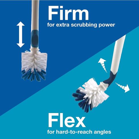Unger Sink & Dish Scrub Brush – Kitchen Scrub Brush, Dish Washing Scrubber, Small Cleaning Brush, Kitchen Cleaning Supplies, Non-Scratch Bristles, Glassware, Pots, Pans, Tumblers, Drains & Disposals in Saudi Arabia