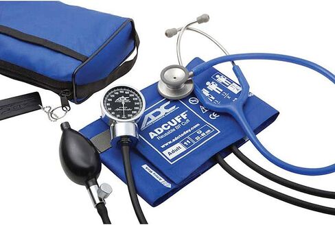 ADC 778-603-11ABD Pro's Combo III Professional Adult Pocket Aneroid/Clinician Scope Set with Prosphyg 778 Blood Pressure Sphygmomanometer, Burgundy in Saudi Arabia