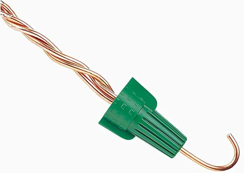 صواميل موصلات الأسلاك الأرضية المجنحة مع فتحة 20 قطعة من أغطية الأسلاك الكهربائية موصل الأسلاك الخضراء، صواميل أرضية كهربائية مدرجة في قائمة Ul لـ 14-10 Awg in Kuwait