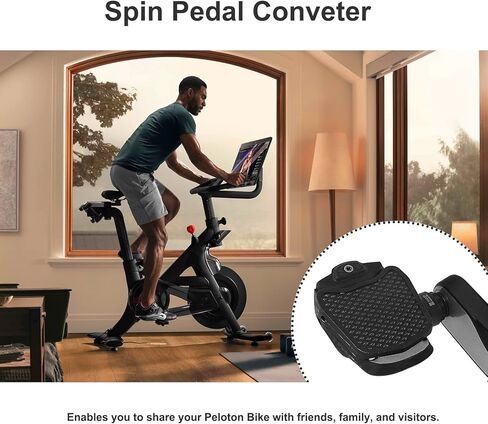 محول الدواسات لأحذية بيلوتون، دواسات بيلوتون للأحذية العادية المتوافقة مع دراجة بيلوتون ودراجة بيلوتون + ودواسات دلتا جميع المظهر in Kuwait