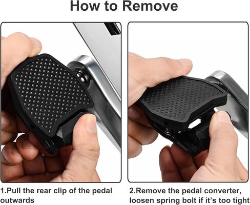 محول الدواسات لأحذية بيلوتون، دواسات بيلوتون للأحذية العادية المتوافقة مع دراجة بيلوتون ودراجة بيلوتون + ودواسات دلتا جميع المظهر in Kuwait