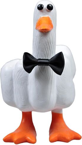 هدية مضحكة للبط بالإصبع الأوسط لديكور المكتب - ديكور بطة دجاج ملتوي مع إيماءة الإصبع الأوسط in Kuwait