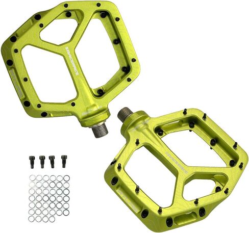 RaceFace Atlas Bike Platform Pedals, Green, RF2946, 114 mm x 101 mm in Saudi Arabia