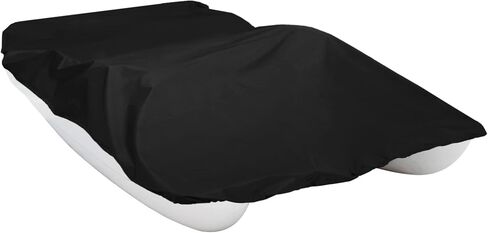 X AUTOHAUX Pedal Boat Cover 300D Solution-Dyed Polyester with Air Vents for 3 or 5 Person Pedal Paddle Boat Cover 112.5''x65'' Blue with Storage Bag in Saudi Arabia