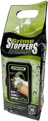 Heavy Duty Hand Wipes w/Micro-Power Beads-NOT YOUR ORDINARY HAND WIPES | 75 Wipes/Bag, (Single) in Saudi Arabia