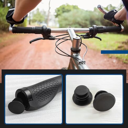Create idea 10PCS Bike Handlebar Bar End Plugs Bicycle End Caps Plastic End Plugs for Road Bike Mountain Bike BMX Black 22mm Bicycle Replacement Accessories in Saudi Arabia