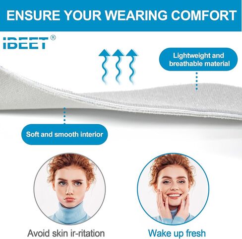 غطاء رأس بديل لـ Airfit F30i - ملائم بشكل مريح لختم أفضل، حزام غطاء الرأس IBEET مع مشابك لـ Airfit F30i in Kuwait