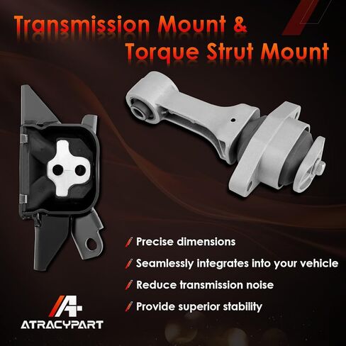 Engine Motor & Transmission Mount Kit 3PCS, Compatible With Hyundai 17-20 Elantra 1.4T1.6T 2.0L, 18-20 Elantra GT 1.6T 2.0L, 17-22 IONIQ 1.6L; Kia 21-22 Seltos 1.6L, Replace OE# A71210, A71100, A71207 in Kuwait