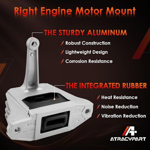 Engine Motor & Transmission Mount Kit 3PCS, Compatible With Hyundai 17-20 Elantra 1.4T1.6T 2.0L, 18-20 Elantra GT 1.6T 2.0L, 17-22 IONIQ 1.6L; Kia 21-22 Seltos 1.6L, Replace OE# A71210, A71100, A71207 in Kuwait