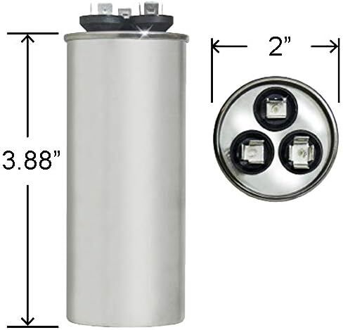 مكثف دائري ClimaTek - يناسب المريخ # 14283 | 35/5 فائق التوهج MFD 370/440 فولت تيار متردد in Kuwait