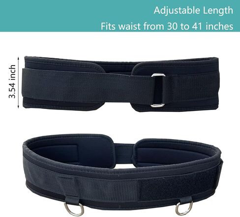 Weighted Training Waist Belt for Pulling Sled and Tires,Weight Sled Pulling Strap,Sled Trainer Pull Leash of Sled Harness,Pulley Strap for Strength Speed Agility Training in Saudi Arabia