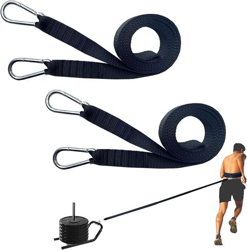 Weighted Training Waist Belt for Pulling Sled and Tires,Weight Sled Pulling Strap,Sled Trainer Pull Leash of Sled Harness,Pulley Strap for Strength Speed Agility Training in Saudi Arabia