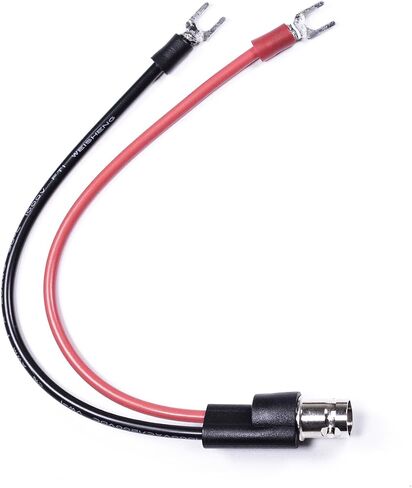 BNC Test Leads, BNC (F) Jack to Spade Lugs, Test Lead Breakout Cable for Multimeter, 5A Current Rating, 1 Pack in Saudi Arabia