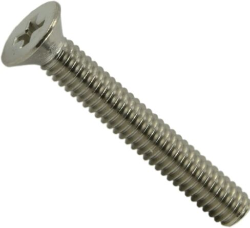 014973192716 براغي ماكينة صغيرة مسطحة من فيليبس، 1-72 × 1/8، قطعة-25 in Saudi Arabia
