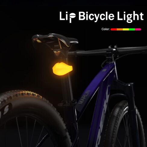 مصابيح خلفية قابلة لإعادة الشحن للدراجة من Volo Mmm لركوب الدراجات ليلاً، وديكورات الدراجة الممتعة، ودراجة التزلج، وإكسسوارات Bmx هدية للأطفال، وأضواء ناعمة LED وامضة Mtb للسلامة الخلفية لركوب الدراجات من السيليكون in Kuwait