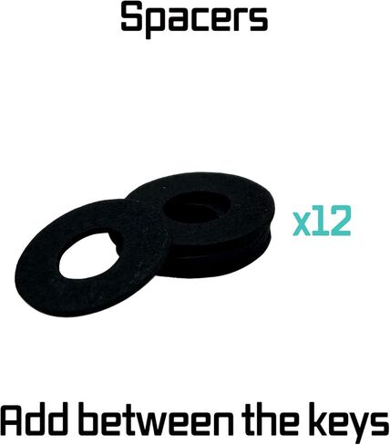 حزمة توسيع المشابك متوافقة مع حامل المفاتيح الذكية لمنظم المفاتيح لجميع العلامات التجارية. في المجموعة: البراغي والفواصل والأعمدة والمسامير in Kuwait